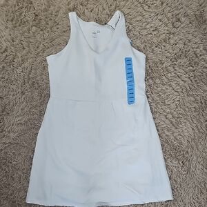 NWT! White Sleeveless Active Tank Dress (Skort) by Gap